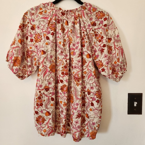 🌸Knox Rose Floral Boho Top Size Large Oversized - Picture 6 of 6